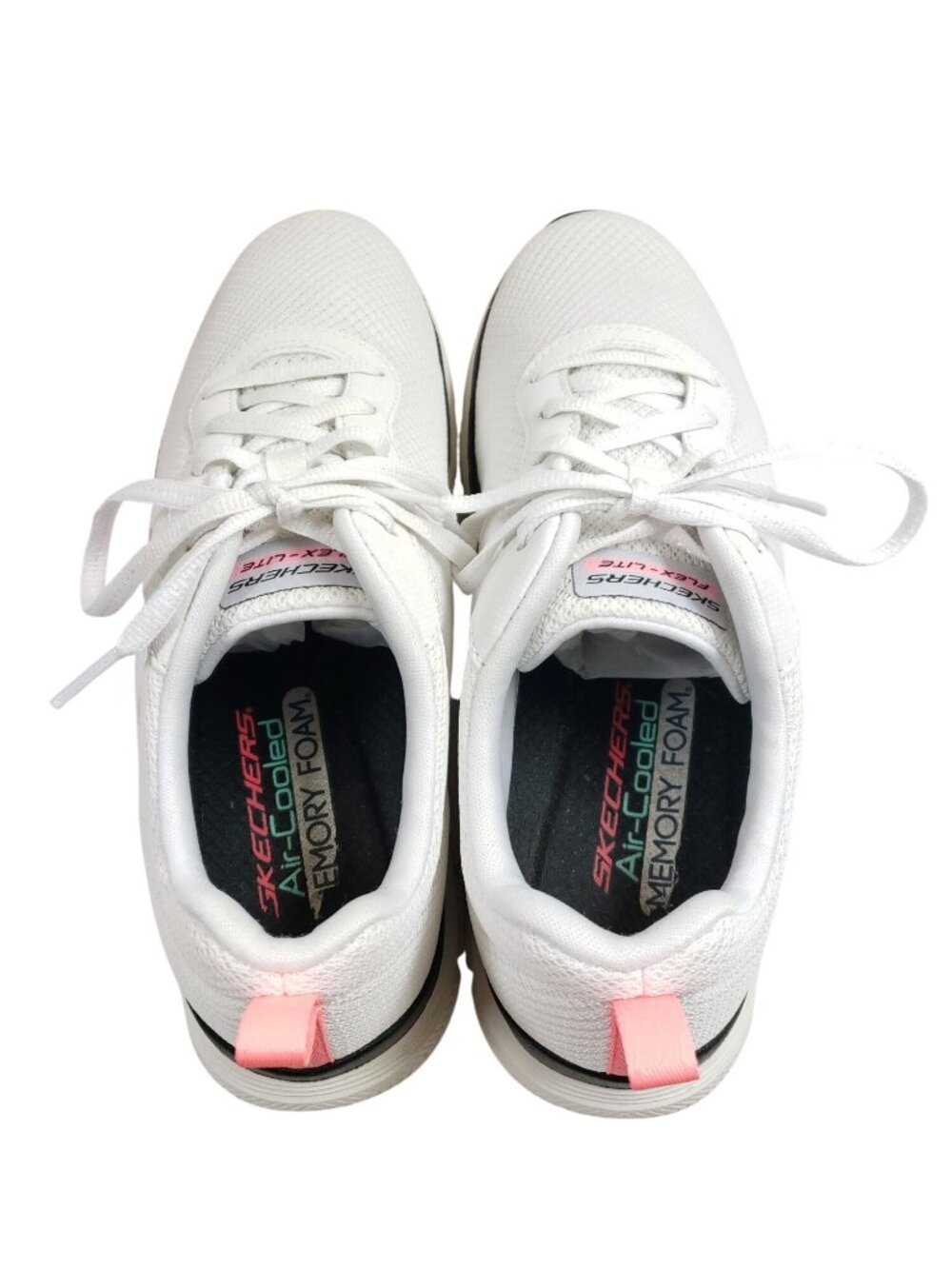 Skechers Womens Size 8.5 Flex Appeal 4.0 Brilliant View White Sneakers - Picture 7 of 8